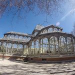 Palácio de Cristal, dentro do Parque de El Retiro, em Madrid, Espanha