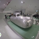 protótipo de carro porsche exposto no museu da marca em stuttgart