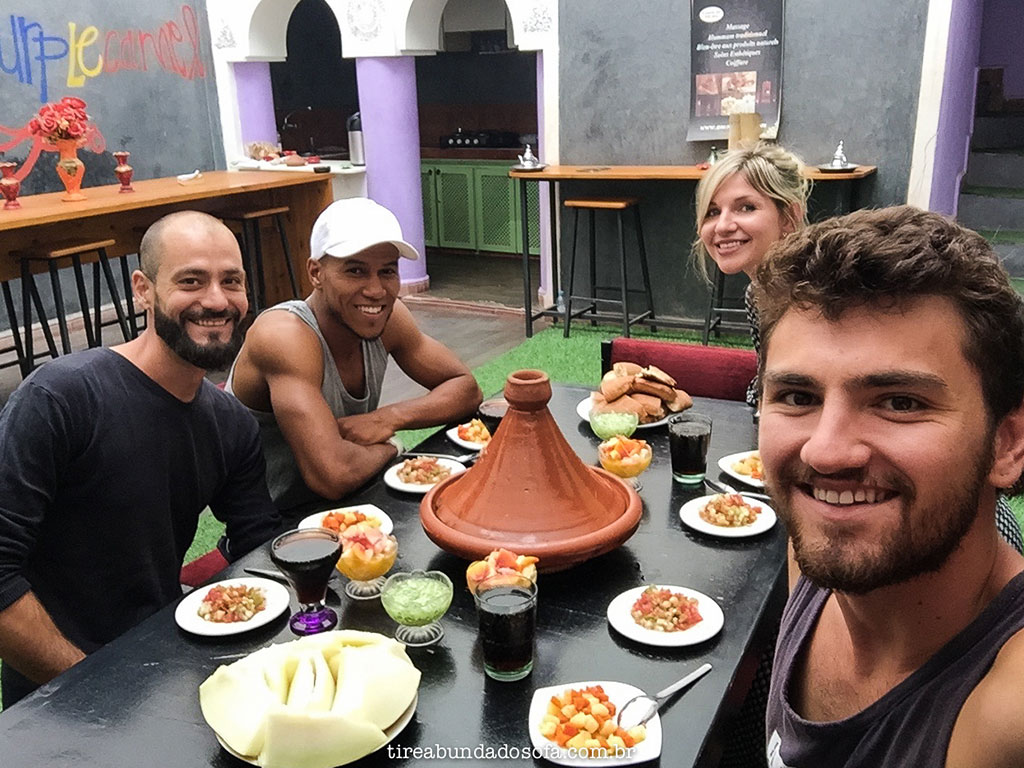 marrakech, marrocos, morocco, hostel no marrocos, hospedagem em marrakech, áfrica, tajine, comida típica marroquina