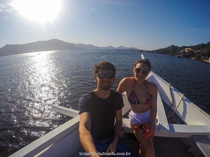 Passeio de barco na Lagoa da Conceição, Florianópolis, santa catarina, brasil