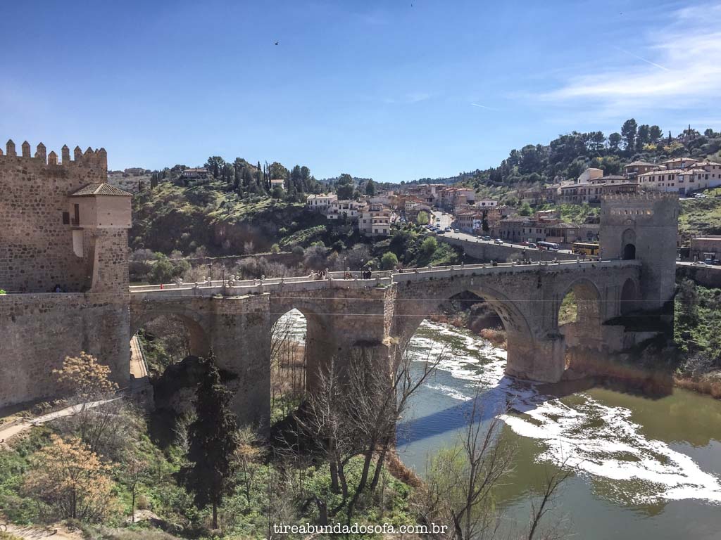 Ponte San Martín, em Toledo Espanha