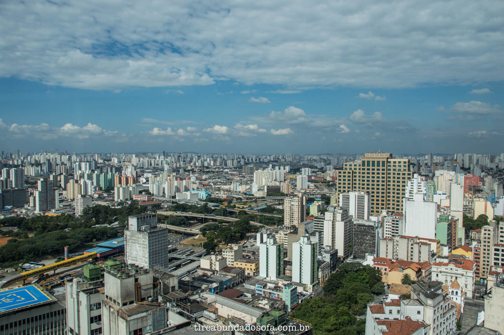 a melhor vista de São Paulo, no Farol Santander