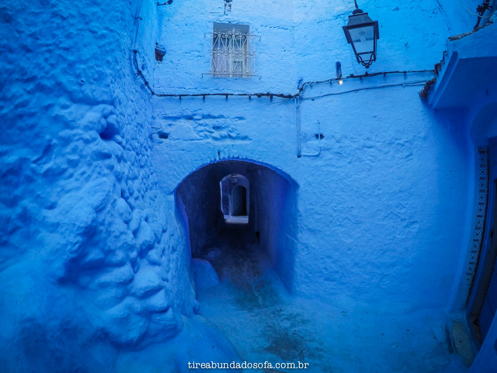 cidade azul do marrocos