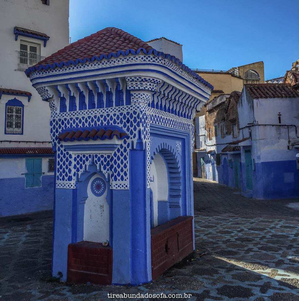 ruas de chefchaouen, a cidade azul do marrocos