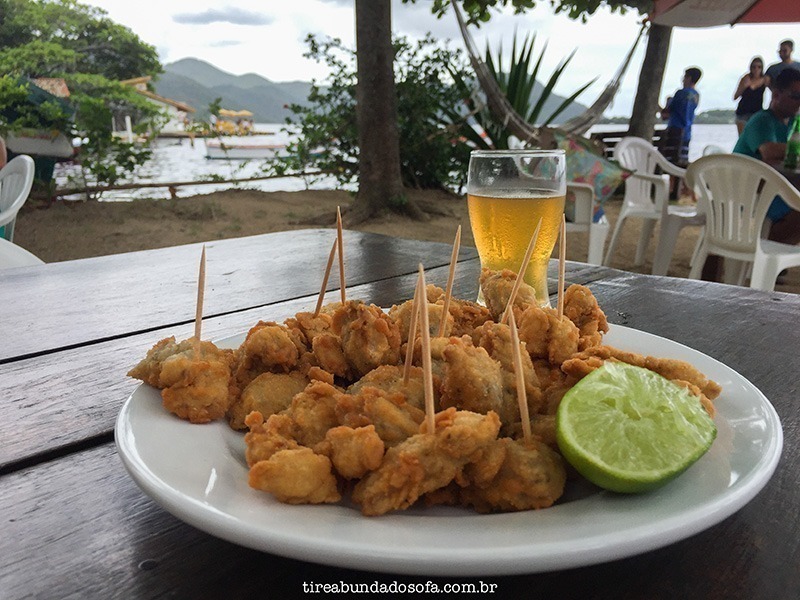 porção de isca de peixe no restaurante Bela Ilha em Florianópolis