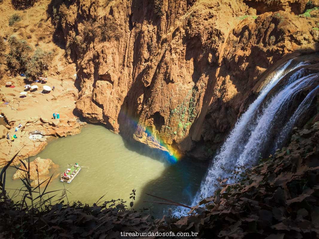 cascatas de ouzoud, no marrocos