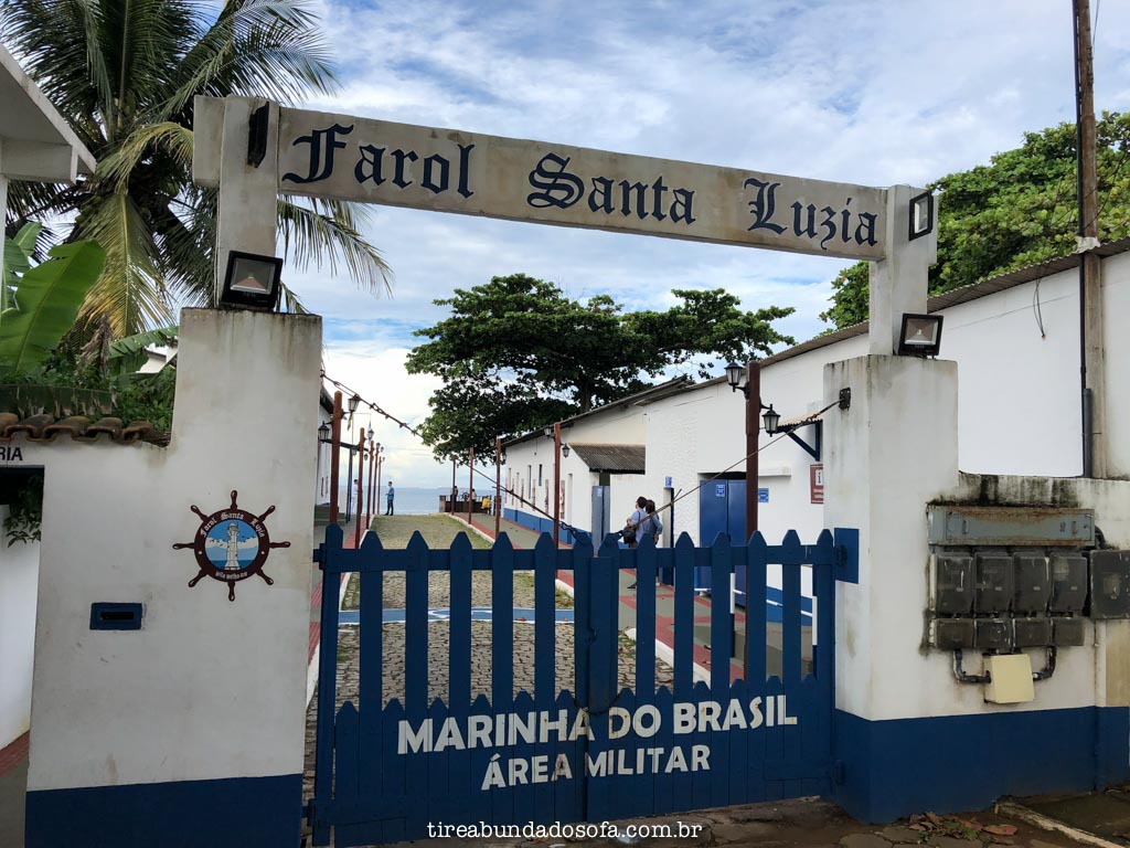 Farol de Santa Luzia, em Vila Velha, Espírito Santo