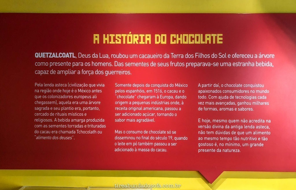 A história do chocolate, na fábrica da garoto, em vila velha, espírito santo