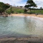 Águas claras da Praia Secreta, em Vila Velha, Espírito Santo
