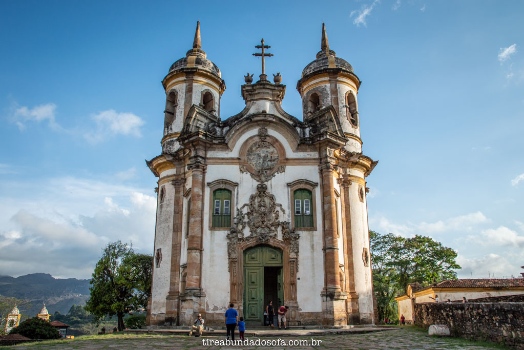 Igreja São Francisco de Assis, em Ouro Preto, Minas Grais