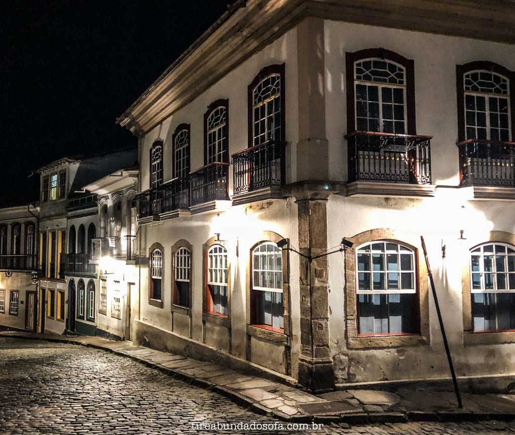 O charmoso centro histórico de Ouro Preto, em Minas Gerais
