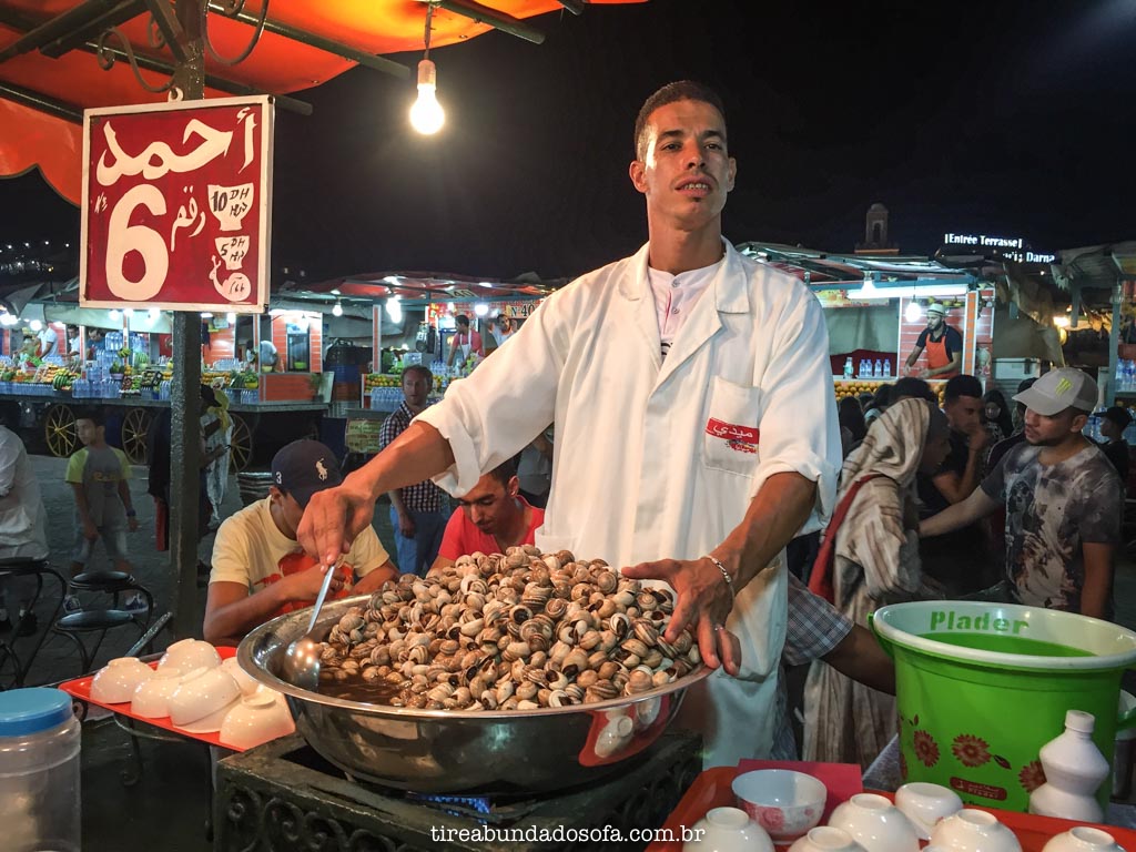Vendedores poliglotas do marrocos