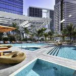 piscinas do Hotel EAST, em Miami