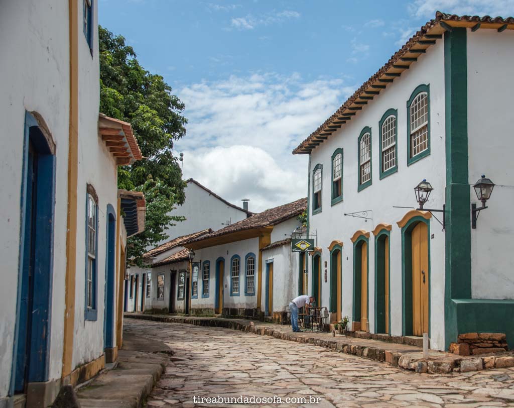 O charmoso centro histórico de Tiradentes, em Minas Gerais