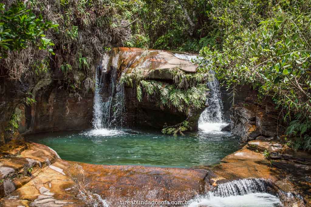 Poço da Cachoeira da Toca, em Carrancas, MG