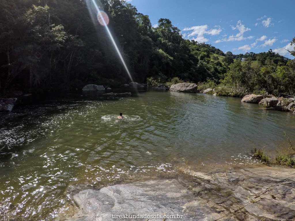 Poço da proa, no Parque Serra do Moleque, em Carrancas, Minas Gerais