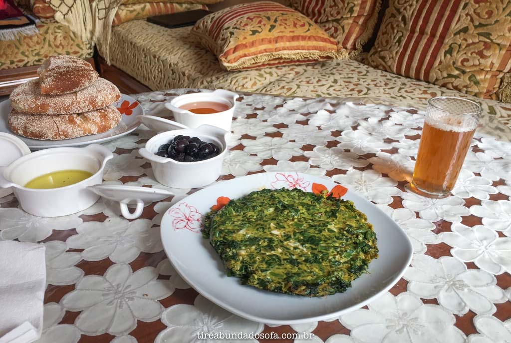 café da manhã tradicional do marrocos