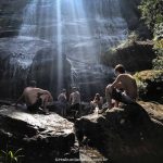 Curtindo a Cachoeira do Batuque, em Aiuruoca, Minas Gerais