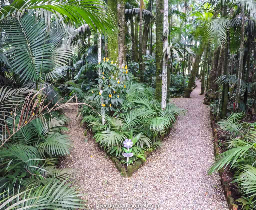 Jardim enorme, para relaxar em meio a natureza, na pousada Edelweiss, em pomerode, santa catarina