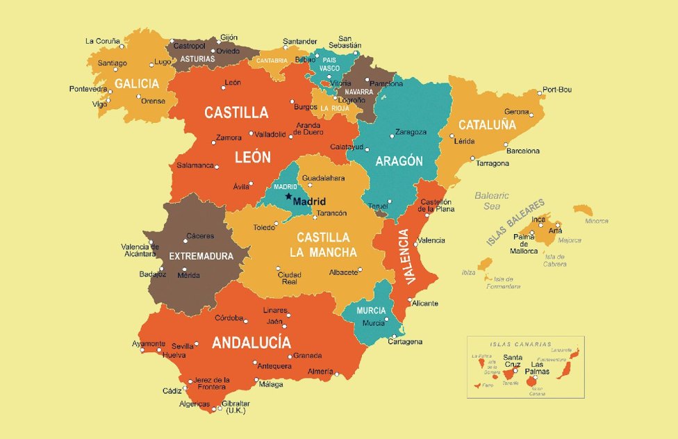 regiões da espanha