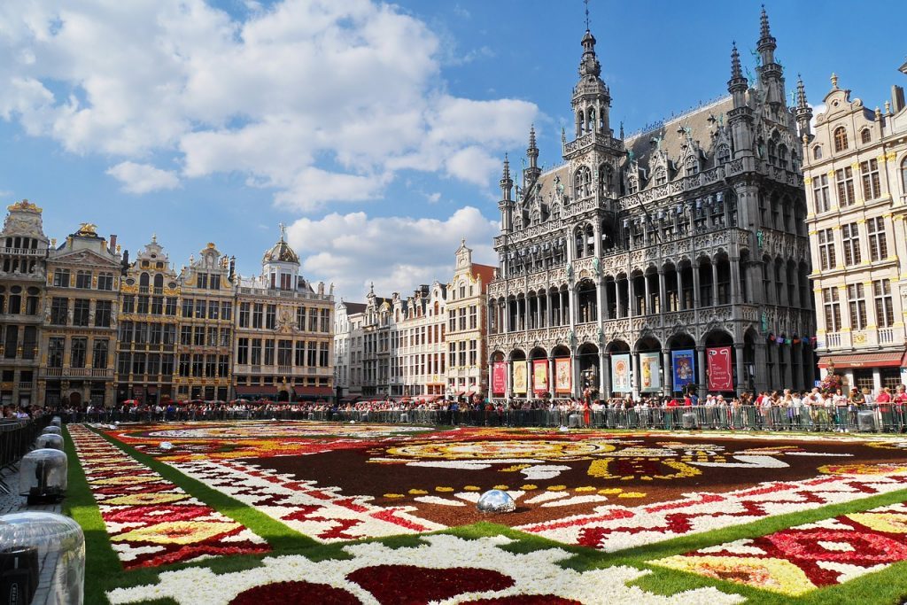 A cidade de Bruxelas, na Bélgica