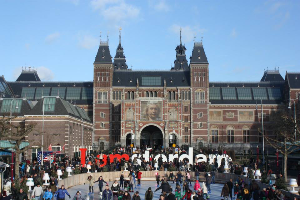 Museumplein em Amsterdam, na Holanda