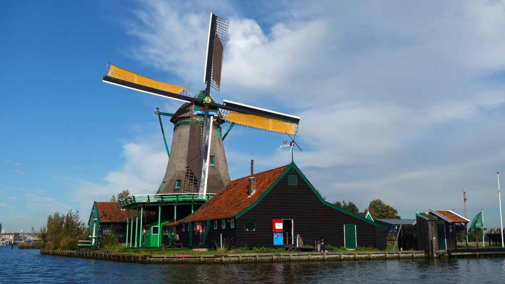 Zaanse Schans em Amsterdam, na Holanda