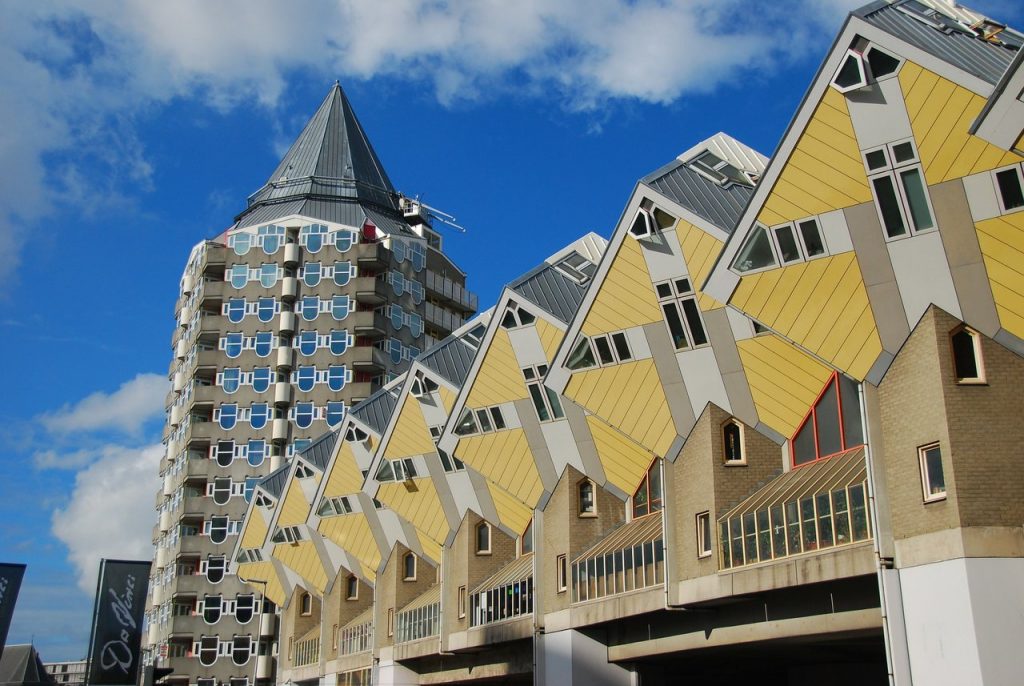 Casas de Cubo em Rotterdam, na Holanda